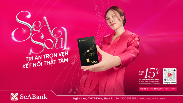 SeABank kết hợp cùng ca sĩ Mỹ Tâm ra mắt thẻ Visa SeASoul 2in1 - Trải nghiệm tài chính đầy cảm xúc - Ảnh 3.