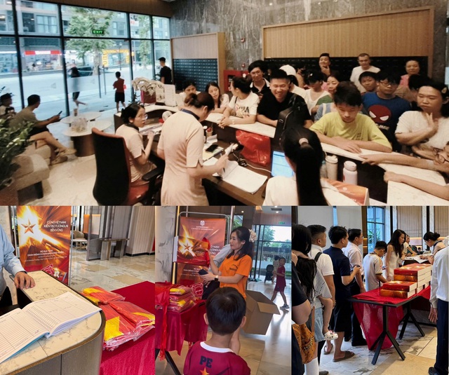 Cư dân Masterise Homes nhận quà “yêu nước”, tự hào chung tay “phủ đỏ” Việt Nam - Ảnh 2.