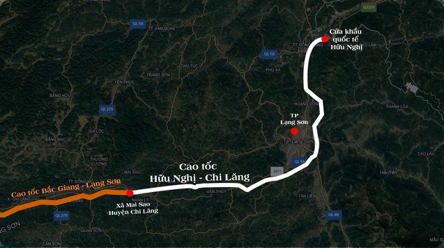 Tuyến cao tốc trọng điểm miền Bắc dài 43 km, kết nối với 3 cửa khẩu quốc tế sẽ thông tuyến vào cuối năm nay - Ảnh 1.