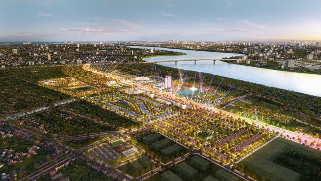 Đại lộ Ánh sáng ứng dụng công nghệ trình chiếu hiện đại, thắp sáng rực rỡ bờ Bắc sông Mã - Ảnh 3.