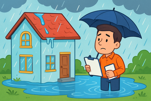 Mưa gió ngập nhiều nơi ở Hà Nội: Đi xem nhà lúc này mới là chuẩn nhất, đừng chỉ đi xem vào ngày đẹp trời- Ảnh 2.