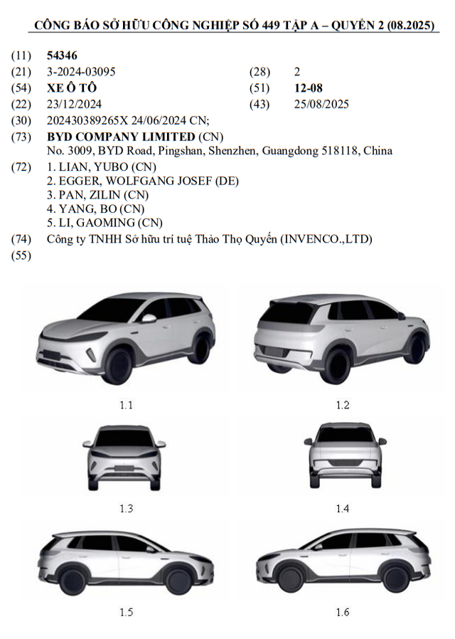 BYD liên tục đăng ký xe mới tại Việt Nam: thêm mẫu SUV ngang cỡ Mazda CX-5, chạy một mạch từ Hà Nội đến Quảng Bình chỉ trong 1 lần sạc- Ảnh 2. BYD liên tục đăng ký xe mới tại Việt Nam: thêm mẫu SUV ngang cỡ Mazda CX-5, chạy một mạch từ Hà Nội đến Quảng Bình chỉ trong 1 lần sạc- Ảnh 2.