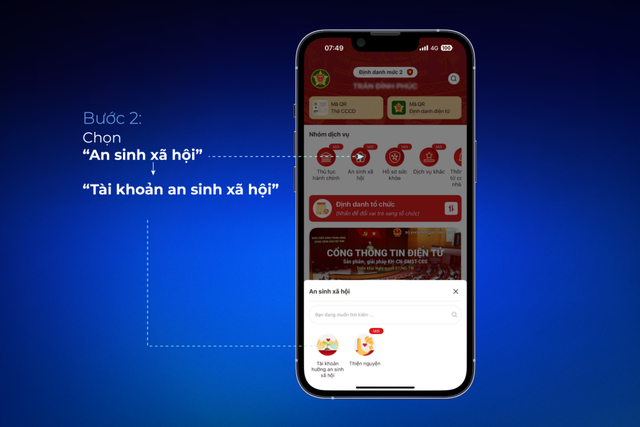 Hướng dẫn chi tiết cách nhận chi trả an sinh xã hội qua tài khoản ngân hàng BVBank - Ảnh 2.