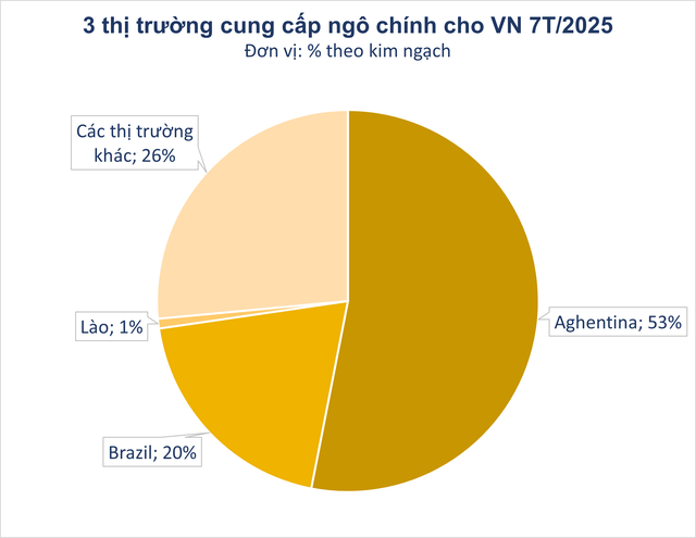 Hàng chục nghìn tấn hàng từ Lào đổ bộ Việt Nam với giá rẻ kỷ lục - Nước ta có diện tích trồng top 30 thế giới vẫn phải chi tiền nhập khẩu - Ảnh 2.