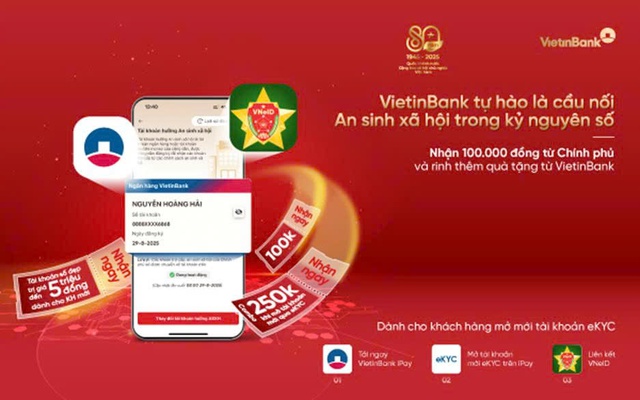 Nhận quà từ Chính phủ – Niềm vui nhân đôi cùng VietinBank - Ảnh 1.