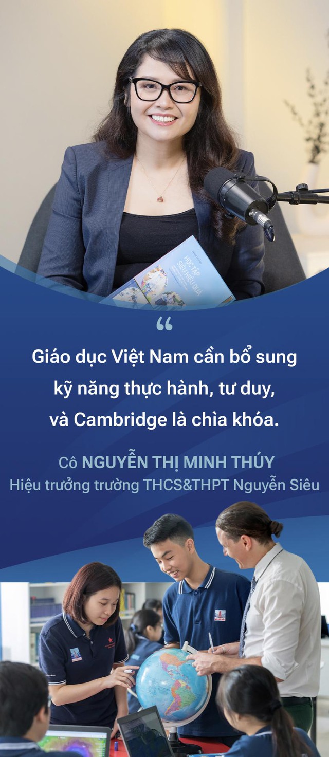 Nhà giáo Nguyễn Thị Minh Thuý: Một thập kỷ tiên phong đưa ngôi trường tư thục đầu tiên của Việt Nam thành trường Cambrige hàng đầu châu Á - Ảnh 3.