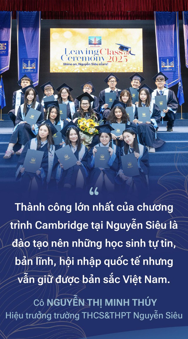 Nhà giáo Nguyễn Thị Minh Thuý: Một thập kỷ tiên phong đưa ngôi trường tư thục đầu tiên của Việt Nam thành trường Cambrige hàng đầu châu Á - Ảnh 7.