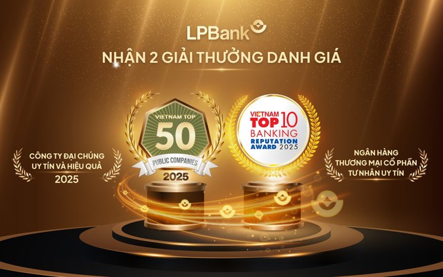 Tiếp đà tăng trưởng, LPBank thăng hạng trong hai giải thưởng uy tín năm 2025 - Ảnh 1.