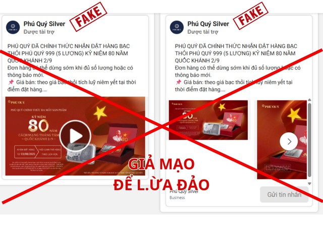 Mở bán 2 tấn bạc đặc biệt kỷ niệm 80 năm Quốc khánh, một tập đoàn phải lập tức đăng đàn cảnh báo: người mua chuyển tiền vào TK ngân hàng này chắc chắn là lừa đảo- Ảnh 1.