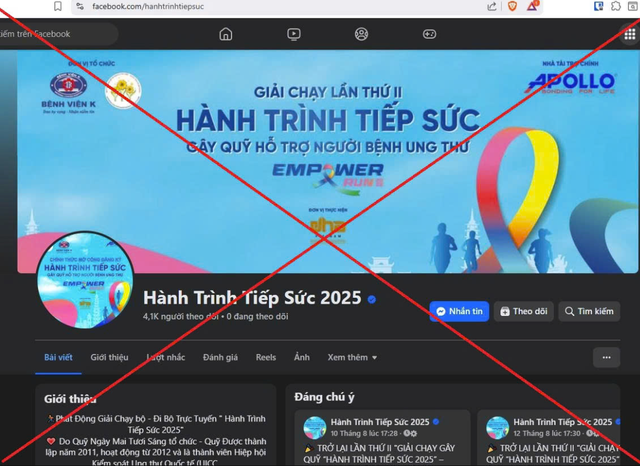 Cảnh báo các giải chạy từ thiện có dấu hiệu lừa đảo trên mạng xã hội - Ảnh 1.