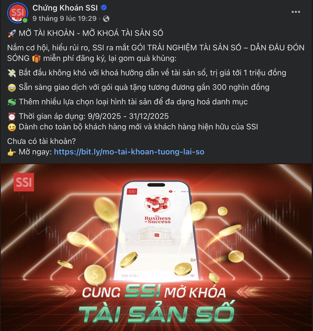 Chơi lớn như SSI của đại gia Nguyễn Duy Hưng: Tặng 10 USDT cùng khóa học 1 triệu cho khách hàng trải nghiệm đầu tư tài sản số - Ảnh 1.
