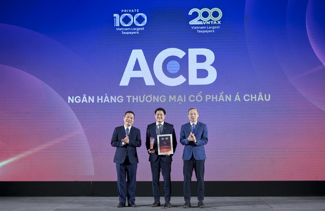 Phát triển bền vững, ACB liên tục nằm trong nhóm ngân hàng tư nhân nộp ngân sách lớn nhất Việt Nam - Ảnh 1.