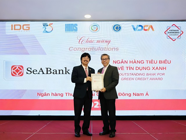 SeABank khẳng định dấu ấn bền vững với 2 giải thưởng Ngân hàng Việt Nam tiêu biểu- Ảnh 1.
