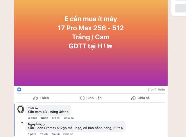 Lãi hàng chục triệu đồng nhờ mua đi bán lại iPhone 17- Ảnh 2.