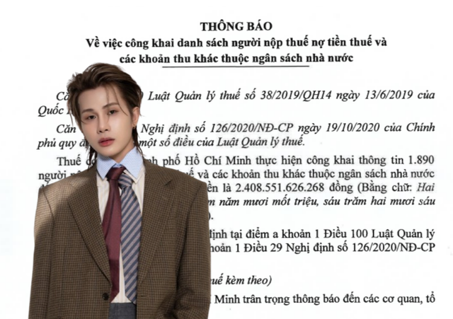 Công ty J97 Entertainment nằm trong danh sách nợ thuế  - Ảnh 1.