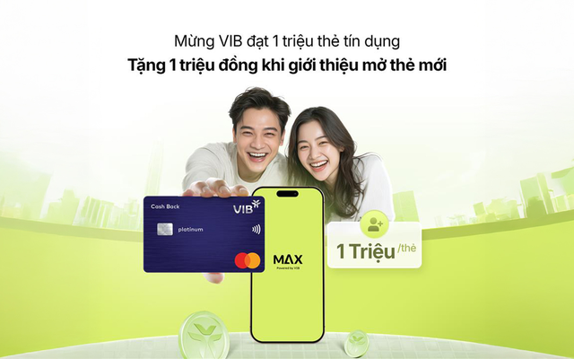 Cán mốc 1 triệu thẻ tín dụng, VIB dành triệu deal tri ân khách hàng - Ảnh 2.