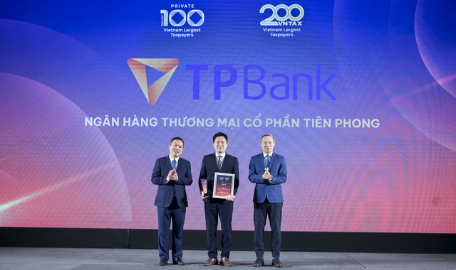 TPBank được vinh danh trong nhsom 9 ngân hàng tư nhân nộp ngân sách nhiều nhất Việt Nam - Ảnh 1.