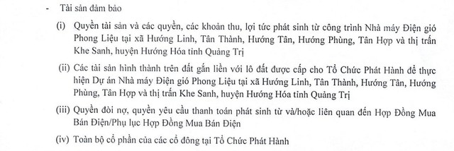 Điện gió Phong Liệu mua lại một phần trái phiếu - Ảnh 2.