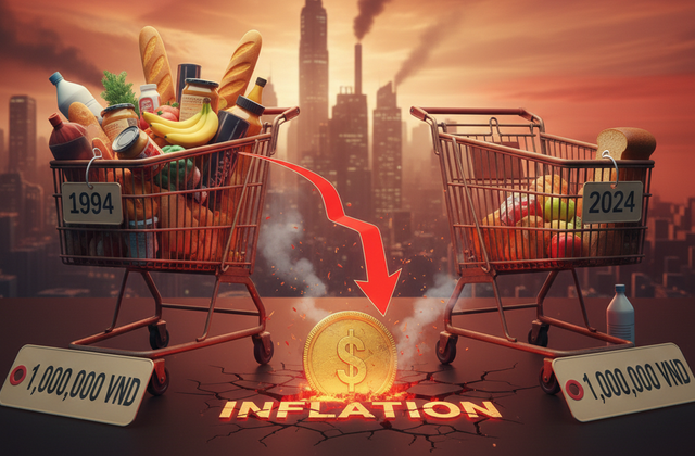 Bản chất của lạm phát: Tại sao giá cả hàng hóa tăng lên ngay cả khi nhu cầu không thay đổi? Hiểu về sức mua của đồng tiền qua các thập kỷ - Ảnh 2.