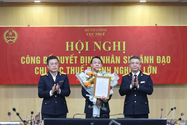 Chi cục Thuế Doanh nghiệp lớn có lãnh đạo mới  - Ảnh 1.