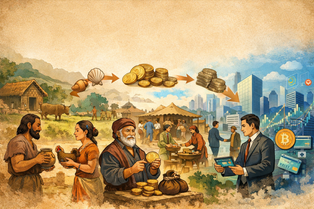 Tiền ra đời từ đâu? Vì sao con người phải phát minh ra tiền thay cho trao đổi hàng với hàng - Ảnh 1.