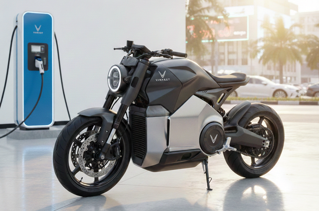Rộ thông tin VinFast làm mô tô điện phân khối lớn, động cơ ngang ngửa Honda CB1000 - Ảnh 1.