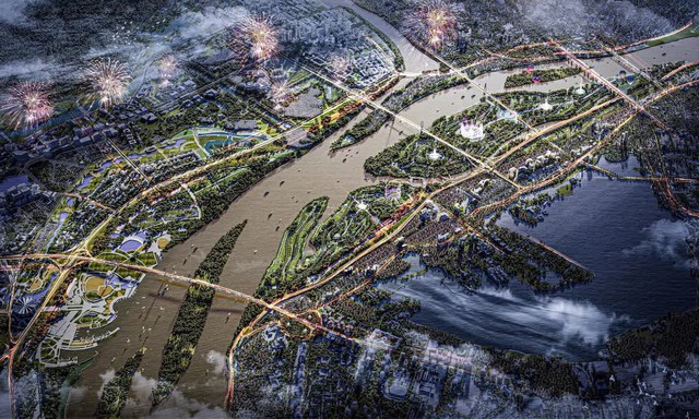 Sau khi MIK Group rút lui, siêu dự án đại lộ ven sông Hồng 855.000 tỷ đồng có sự thay đổi lớn - Ảnh 1.