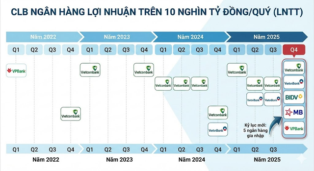 "Ngôi sao" Vietcombank không còn "cô đơn" trên đỉnh lợi nhuận - Ảnh 1.