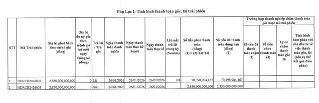 BĐS Hải Đăng thanh toán hơn 2.900 tỷ đồng gốc, lãi trái phiếu- Ảnh 1.