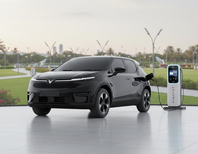 VinFast của tỷ phú Phạm Nhật Vượng vừa đăng ký sở hữu công nghiệp mẫu xe mới: Ngoài hình hao hao VF5 nhưng dài hơn - liệu có phải là bản nâng cấp của VF6 - Ảnh 1.