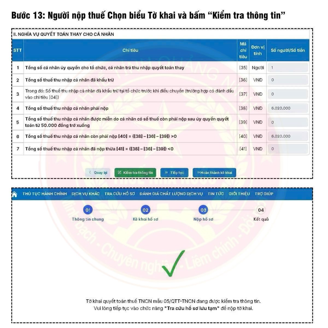 Người nộp thuế lưu ý: Cơ quan thuế hướng dẫn cách quyết toán thuế TNCN ngay tại nhà   - Ảnh 7.