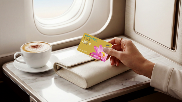 ACB: Mua vé về quê, đặt khách sạn Tết và "tip" để nhanh chóng thăng hạng hội viên bay Lotusmiles - Ảnh 2.