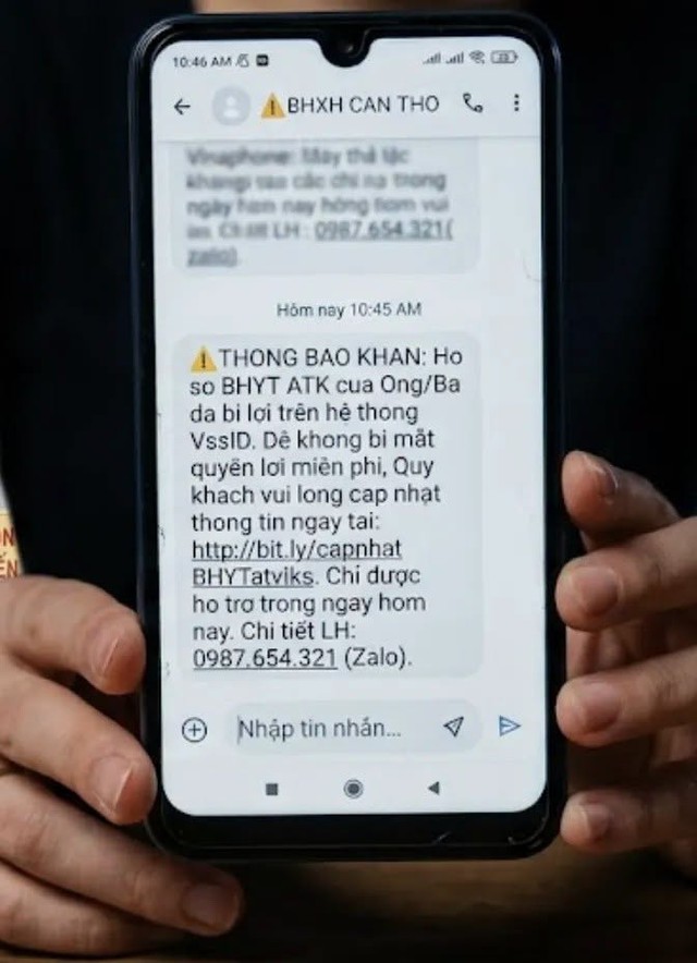 Cảnh báo thủ đoạn giả danh cán bộ BHXH hỗ trợ hoàn tiền đóng BHYT - Ảnh 1.