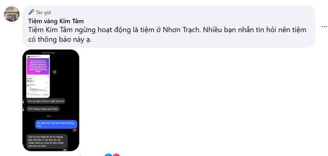 Tiệm vàng 30 năm tuổi ở TP.HCM ngừng hoạt động: Thực hư thông tin ra sao?- Ảnh 3. Tiệm vàng 30 năm tuổi ở TP.HCM ngừng hoạt động: Thực hư thông tin ra sao?- Ảnh 3.