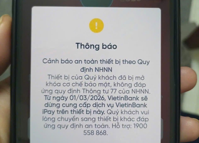 Tất cả các ngân hàng sẽ dừng hoạt động trên các thiết bị sau từ ngày 1/3 - Ảnh 1.