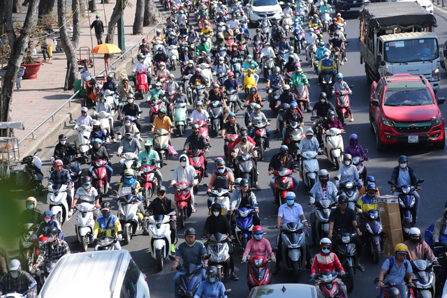 TP.HCM: Phương án phân luồng giao thông các cửa ngõ dịp cao điểm Tết Nguyên đán - Ảnh 1.