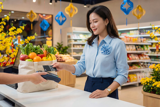 Tết này, nếu vẫn chi tiêu bằng tiền mặt, bạn có đang bỏ lỡ ưu đãi từ ACB? - Ảnh 2.