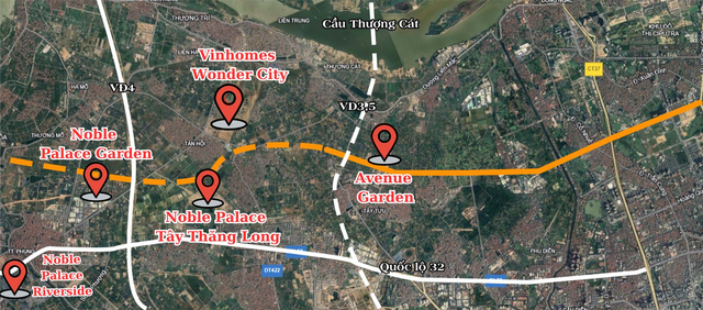 Tuyến đường “nóng” nhất phía Tây Hà Nội, kết nối loạt dự án của Vinhomes, Sunshine có diễn biến mới - Ảnh 2.