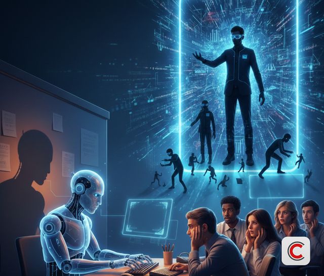 Nhân viên lo AI thay thế mình. Nhưng họ đang bỏ lỡ mối đe dọa lớn hơn - Ảnh 1.