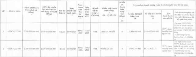 Công ty con của Novaland chậm thanh toán hơn 2.100 tỷ đồng gốc, lãi trái phiếu - Ảnh 1.
