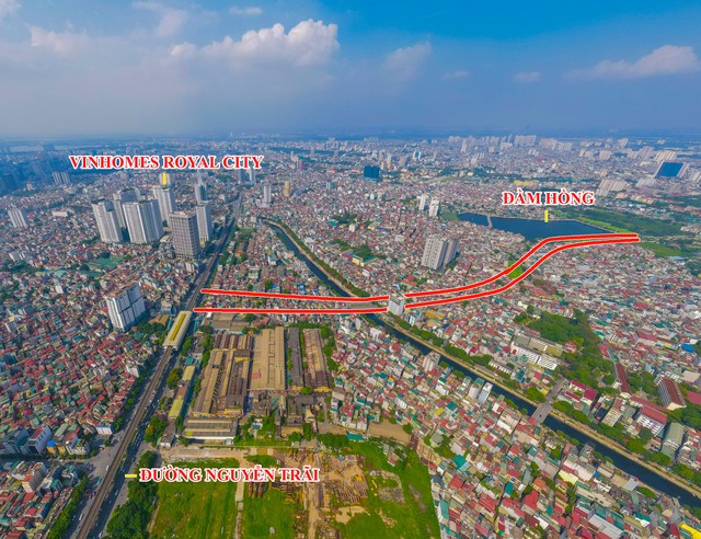 Dự án đường vành đai hơn 2.400 tỷ cạnh khu đô thị của Vinhomes có chuyển động mới đầu năm - Ảnh 2.