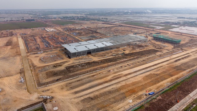 Hình ảnh mới nhất về Nhà máy ô tô Trung Quốc đầu tiên ở Việt Nam sau 3 tháng khởi công: Những chi tiết đáng chú ý- Ảnh 8.