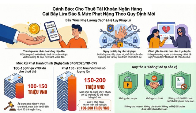 Cảnh báo tình trạng lợi dụng tài khoản ngân hàng để thực hiện hành vi vi phạm pháp luật - Ảnh 1.