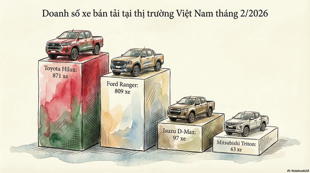 Sau 2 tháng mở bán, Toyota Hillux chính thức soán ngôi "vua bán tải" của Ford Ranger - Ảnh 2.