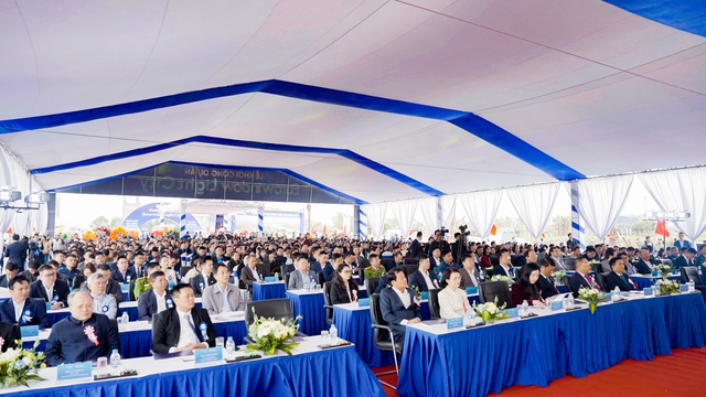 Lễ khởi công "Thành phố Ánh sáng" quy mô 176ha bên bờ sông Mã - Ảnh 1.