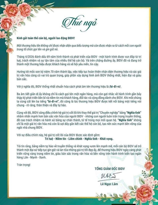 Hóa ra bấy lâu 99% mọi người đọc sai tên ngân hàng BIDV - Ảnh 1.