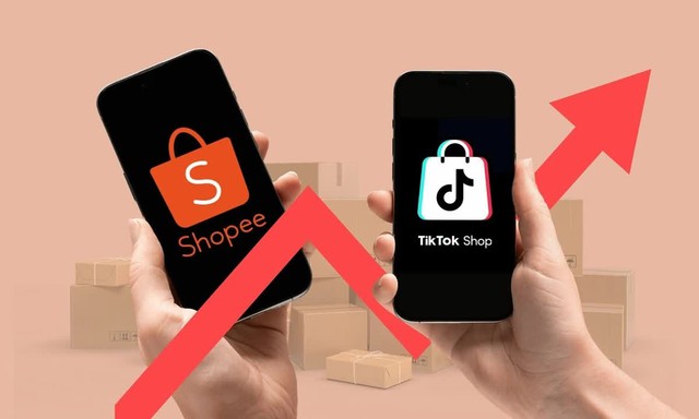 TikTok Shop tăng 93% giá trị giao dịch, bám sát Shopee trong cuộc đua sàn TMĐT - Ảnh 1.