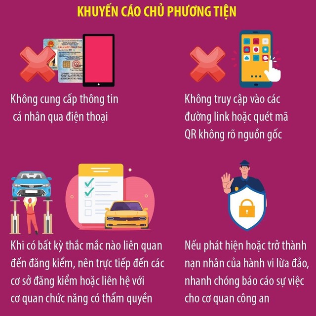 Cảnh báo thủ đoạn giả danh trung tâm đăng kiểm để lừa đảo - Ảnh 1.