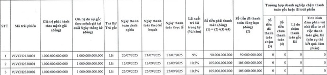 VSIP thanh toán 300 tỷ đồng lãi trái phiếu trong năm 2025 - Ảnh 1.