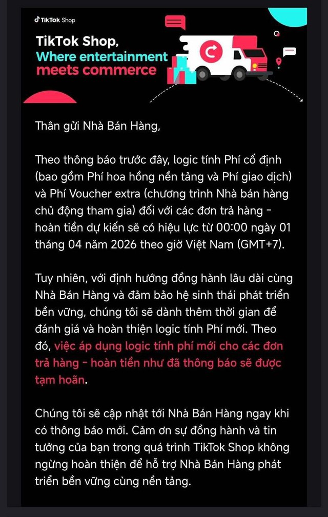 Tin vui cho các nhà bán hàng trên TikTok Shop - Ảnh 3.